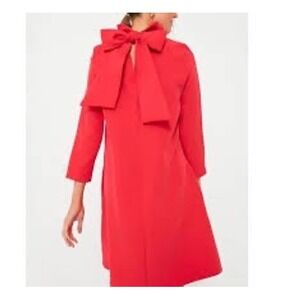 Tuckernuck Red Bow-Back Mini Dress